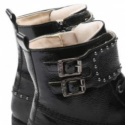 Trekker Boots Hiking Boots KICKERS - Groorock 878955-30 S Noir Vernis Black 12 Trekker Boots Hiking Boots KICKERS - Groorock 878955-30 S Noir Vernis Black -Keen Discount Store 05 0000301557111 rz