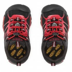 Laced Shoes Footwear KEEN - Chandler 2 Cnx 1026496 Black/Red Carpet Black -Keen Discount Store 05 0000301701699 pl