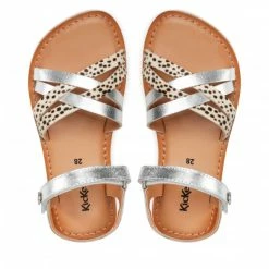 Sandals KICKERS - Betternew 858655-30 S Blanc Argent 33 Silver -Keen Discount Store 06 0000300454022 rz