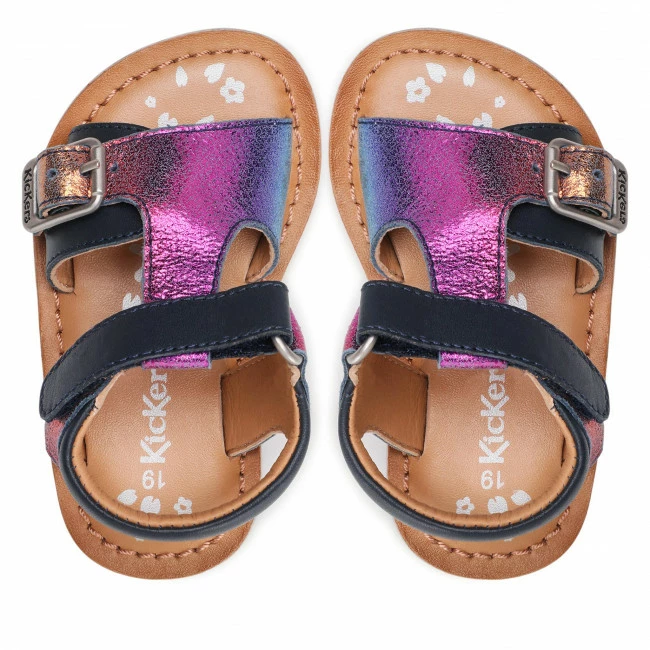 Sandals KICKERS - Diazz 784457-30 M Bleu Fonce Metallise 51 Navy Blue, Colourful 8 Sandals KICKERS - Diazz 784457-30 M Bleu Fonce Metallise 51 Navy Blue, Colourful - Image 6
