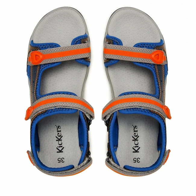 Sandals KICKERS - Kiwi 558522-30 D Bleu Marine Orange 53 Navy Blue 8 Sandals KICKERS - Kiwi 558522-30 D Bleu Marine Orange 53 Navy Blue - Image 6