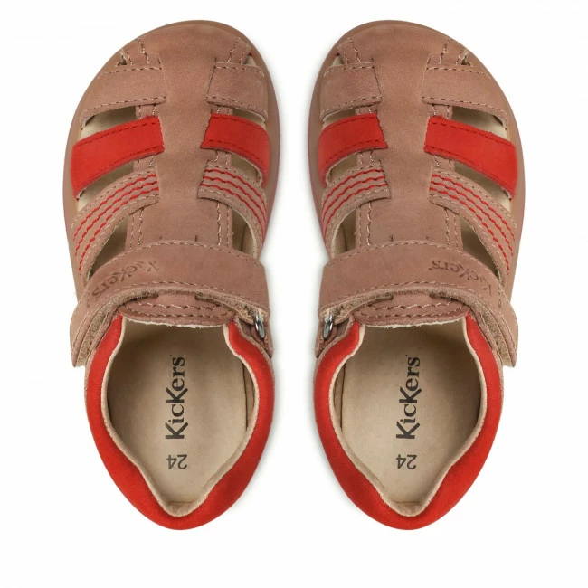 Sandals KICKERS - Platiback 544886-10 S Beige Orange 112 Brown 8 Sandals KICKERS - Platiback 544886-10 S Beige Orange 112 Brown - Image 6