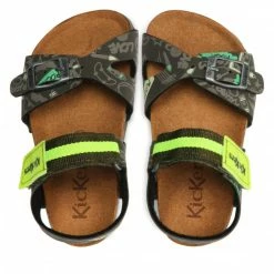 Sandals KICKERS - Sostreet 894910-30 M Kaki Jaune Imprime 201 Green -Keen Discount Store 06 0000300457597 rz
