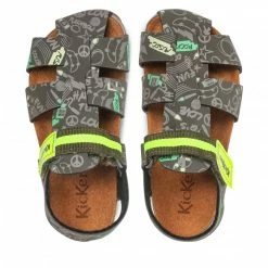 Sandals KICKERS - Sosummer 894900-30-201 S Kaki Jaune Imprimi Green -Keen Discount Store 06 0000300457634 rz