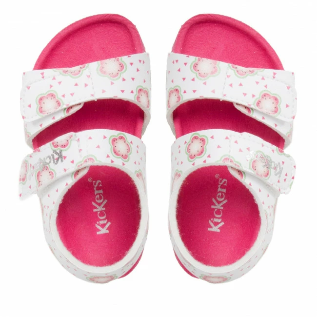 Sandals KICKERS - Summerkro 895450-10 Off White Flowei 32 White 8 Sandals KICKERS - Summerkro 895450-10 Off White Flowei 32 White - Image 6