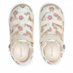 Sandals KICKERS - Sushy 895239-10 S Blanc Casse Flower 32 White -Keen Discount Store 06 0000300458143 bs